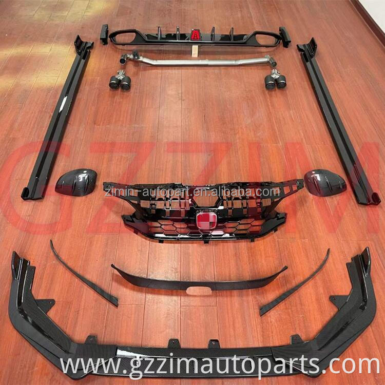 NEW ARRIVAL FRONT& REAR BUMPER UPGRADE BODY KIT FIT FOR CIVIC 2021+